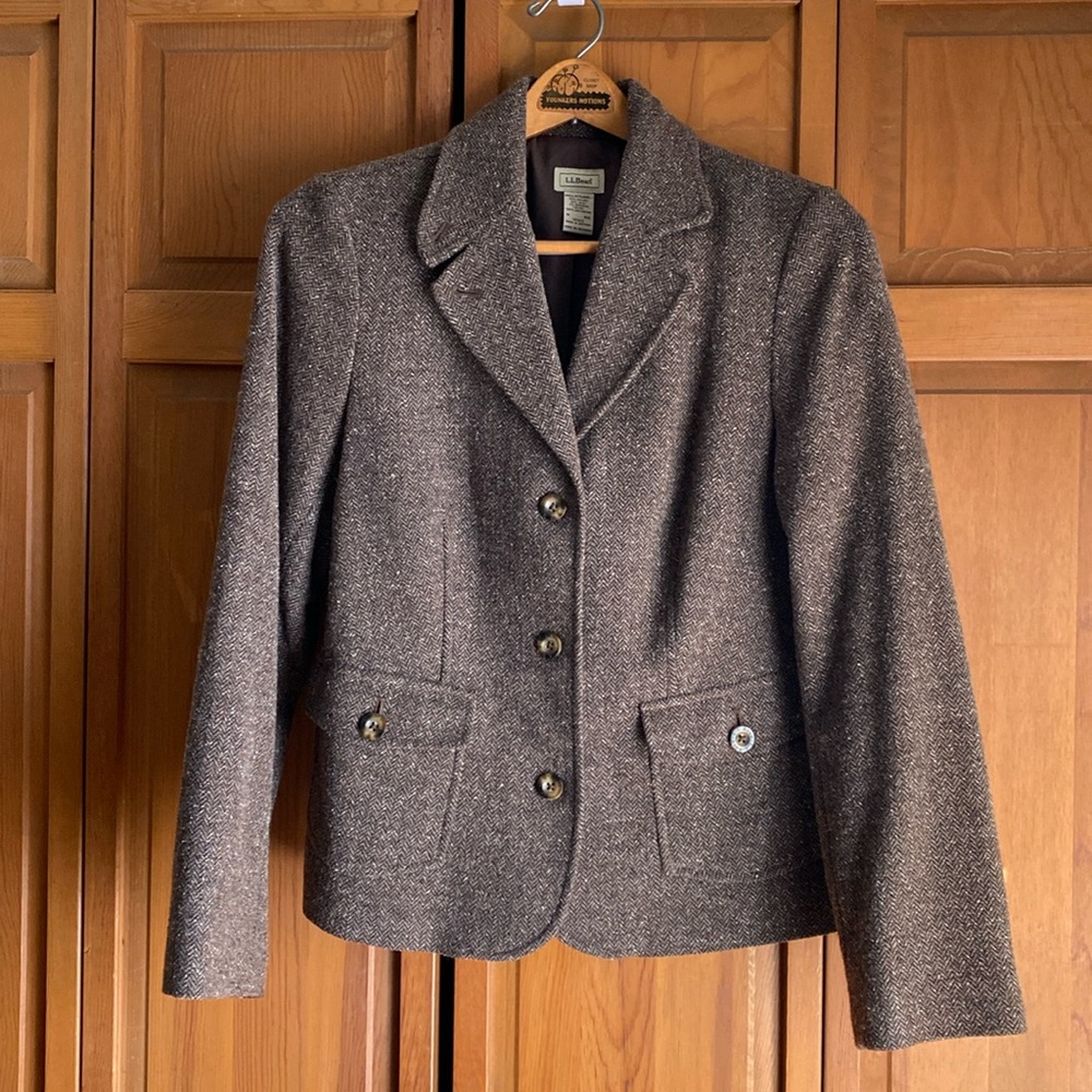 Brown Tweed Blazer